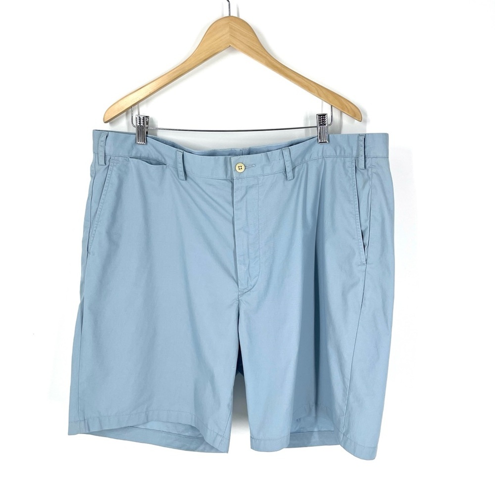 Polo Ralph Lauren Pima Cotton Shorts Mens 42T Tall Blue Chino
